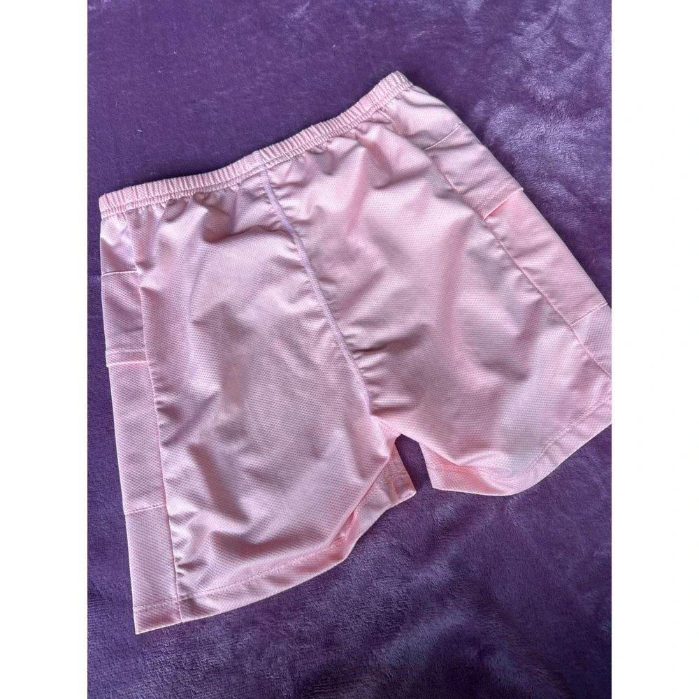 Baleaf Womens Pink Athletic Running Shorts Side Pockets Size Small Elastic Waist
